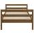 Cadru de pat, maro miere, 75x190 cm, lemn masiv de pin GartenMobel Dekor