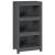 Bibliotecă, gri, 50x35x97 cm, lemn masiv de pin GartenMobel Dekor