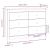 Dulap lateral, maro miere, 100x40x72 cm, lemn masiv de pin GartenMobel Dekor