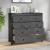 Dulap lateral, gri, 100x40x90 cm, lemn masiv de pin GartenMobel Dekor