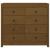 Dulap lateral, maro miere, 100x40x90 cm, lemn masiv de pin GartenMobel Dekor