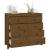 Dulap lateral, maro miere, 100x40x90 cm, lemn masiv de pin GartenMobel Dekor