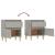 Noptiere, 2 buc., gri beton, 40x35x50 cm GartenMobel Dekor