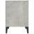Noptiere, gri beton, 40x35x50 cm GartenMobel Dekor