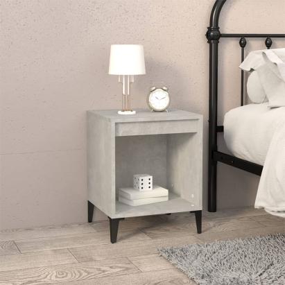 Noptiere, gri beton, 40x35x50 cm GartenMobel Dekor