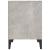 Noptiere, 2 buc., gri beton, 40x35x50 cm GartenMobel Dekor