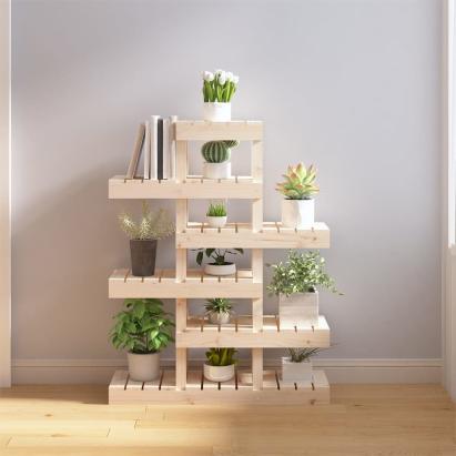 Suport pentru plante, 85x25x109,5 cm, lemn masiv de pin GartenMobel Dekor
