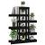 Suport pentru plante, negru, 85x25x109,5 cm, lemn masiv de pin GartenMobel Dekor