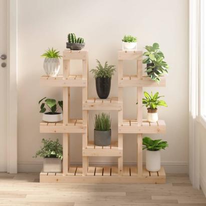 Suport pentru plante, 104,5x25x109,5 cm, lemn masiv de pin GartenMobel Dekor