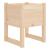 Jardiniere, 2 buc, 40x40x52,5 cm, lemn masiv de pin GartenMobel Dekor