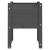 Jardiniere, 2 buc., gri, 40x40x52,5 cm, lemn masiv de pin GartenMobel Dekor