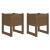 Jardiniere, 2 buc., maro miere, 40x40x52,5cm, lemn masiv de pin GartenMobel Dekor