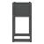 Jardiniere, 2 buc., gri, 40x40x81 cm, lemn masiv de pin GartenMobel Dekor