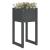 Jardiniere, 2 buc., gri, 40x40x81 cm, lemn masiv de pin GartenMobel Dekor