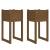 Jardiniere, 2 buc., maro miere, 40x40x81 cm, lemn masiv de pin GartenMobel Dekor