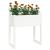 Jardinieră, alb, 78x40x81 cm, lemn masiv de pin GartenMobel Dekor