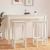 Scaune de bar, 2 buc., alb, 40x40x78 cm, lemn masiv de pin GartenMobel Dekor