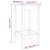 Scaune de bar, 2 buc., negru, 40x40x78 cm, lemn masiv pin GartenMobel Dekor