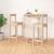 Scaune de bar, 2 buc., 40x41,5x112 cm, lemn masiv de pin GartenMobel Dekor