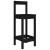 Scaune de bar, 2 buc., negru, 40x41,5x112 cm, lemn masiv pin GartenMobel Dekor