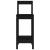 Scaune de bar, 2 buc., negru, 40x41,5x112 cm, lemn masiv pin GartenMobel Dekor