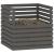 Compostor, gri, 80x80x78 cm, lemn masiv de pin GartenMobel Dekor