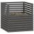 Compostor, gri, 100x100x102 cm, lemn masiv de pin GartenMobel Dekor