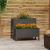 Jardinieră, gri, 84,5x84x75 cm, lemn masiv de pin GartenMobel Dekor