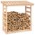 Rastel pentru lemne de foc, 108x64,5x110 cm, lemn masiv pin GartenMobel Dekor