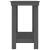 Banc de lucru, gri, 80x50x80 cm, lemn masiv pin GartenMobel Dekor