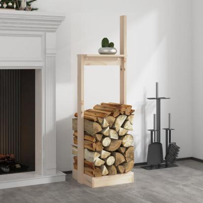 Suport pentru bușteni, 33,5x30x110 cm, lemn masiv pin GartenMobel Dekor