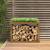 Suport bușteni exterior maro miere 108x52x74 cm lemn masiv pin GartenMobel Dekor
