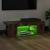 Comodă TV cu lumini LED, stejar fumuriu, 90x39x30 cm GartenMobel Dekor