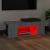 Comodă TV cu lumini LED, gri sonoma, 90x39x30 cm GartenMobel Dekor