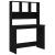 Birou cu rafturi, negru, 102x45x148 cm, lemn compozit GartenMobel Dekor