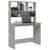 Birou cu rafturi, gri beton, 102x45x148 cm, lemn compozit GartenMobel Dekor