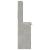 Birou cu rafturi, gri beton, 102x45x148 cm, lemn compozit GartenMobel Dekor