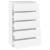 Dulap cu sertar, alb, 60x36x103 cm, lemn prelucrat GartenMobel Dekor