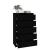 Dulap cu sertar, negru, 60x36x103 cm, lemn prelucrat GartenMobel Dekor