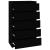 Dulap cu sertar, negru, 60x36x103 cm, lemn prelucrat GartenMobel Dekor