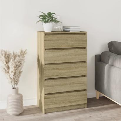 Dulap cu sertar, stejar sonoma, 60x36x103 cm, lemn prelucrat GartenMobel Dekor