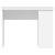 Birou, alb, 100x55x75 cm, lemn prelucrat GartenMobel Dekor