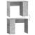 Birou, gri beton, 100x55x75 cm, lemn prelucrat GartenMobel Dekor