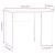 Birou, gri beton, 100x55x75 cm, lemn prelucrat GartenMobel Dekor