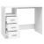 Birou cu sertare, alb, 102x50x76 cm, lemn prelucrat GartenMobel Dekor