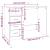 Birou cu sertare, stejar sonoma, 102x50x76 cm, lemn prelucrat GartenMobel Dekor