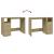 Birou cu sertare, stejar sonoma, 102x50x76 cm, lemn prelucrat GartenMobel Dekor