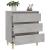 Servantă, gri beton, 60x35x70 cm, lemn prelucrat GartenMobel Dekor