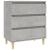 Servantă, gri beton, 60x35x70 cm, lemn prelucrat GartenMobel Dekor