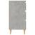 Servantă, gri beton, 60x35x70 cm, lemn prelucrat GartenMobel Dekor